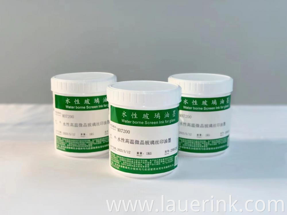 high temperature micro crystal plate glass ink